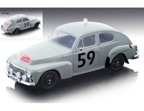 Tecnomodel TMD18106C VOLVO PV544 N.59 6th MONTE CARLO RALLY 1964 T.TRANA-S.LINDSTROM 1:18 Modellino