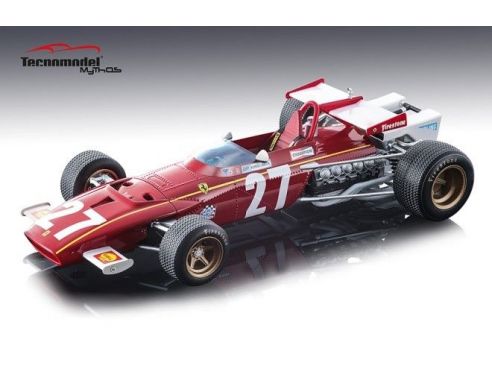 Tecnomodel TMD1864C FERRARI 312B J.ICKX 1970 N.27 WINNER GP BELGIUM 1:18 Modellino