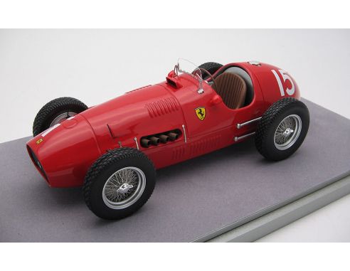 Tecnomodel TMD1866C FERRARI 500 F2 N.15 WINNER ENGLAND GP 1952 A.ASCARI 1:18 Modellino