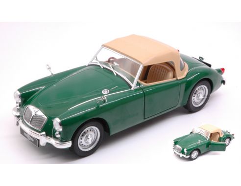 Triple 9 T9-1800165 MGA MKI TWIN CAM CLOSED 1959 GREEN 1:18 Modellino