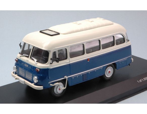 WHITEBOX WB263 ROBUR LO 3000 1972 BLUE/CREAM 1:43 Modellino