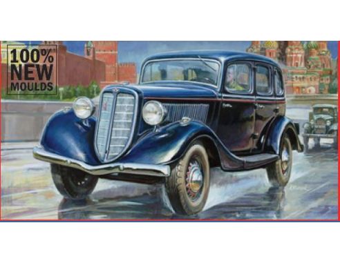 Zvezda Z3634 GAZ M1 SOVIET STAFF CAR KIT 1:35 Modellino