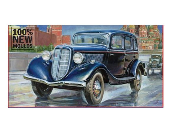 Zvezda Z3634 GAZ M1 SOVIET STAFF CAR KIT 1:35 Modellino