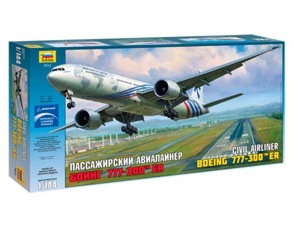 Zvezda Z7012 BOEING 777-300 ER KIT 1:144 Modellino