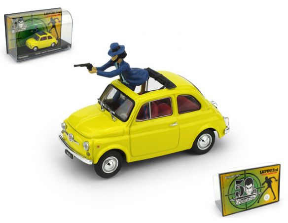 Brumm BML16 FIAT 500F 50.mo ANNIVERSARIO ED.LUPIN LIM.500 1:43 Modellino