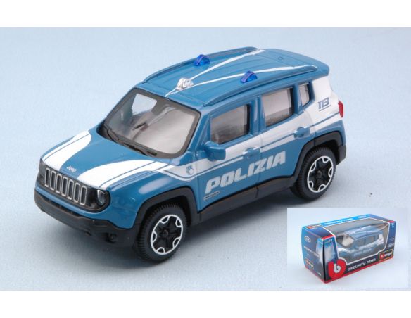 Bburago BU30396 JEEP RENEGADE POLIZIA 1:43 Modellino