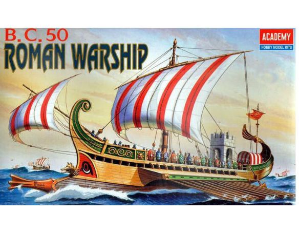 Accademy ACD14207 ROMAN WAR SHIP KIT 1:72 Modellino