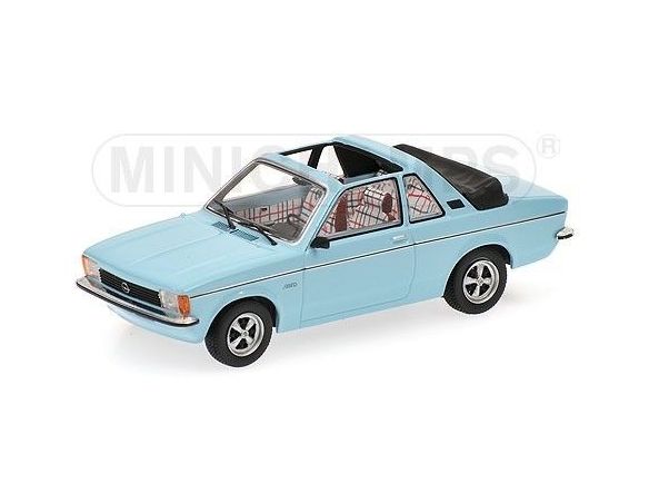 Minichamps PM400048130 OPEL KADETT C AERO 1977 LIGHT BLUE 1:43 Modellino