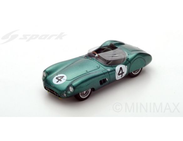Spark Model S2438 ASTON MARTIN DBR1 N.4 DNF LM 1959 S.MOSS-J.FAIRMAN 1:43 Modellino