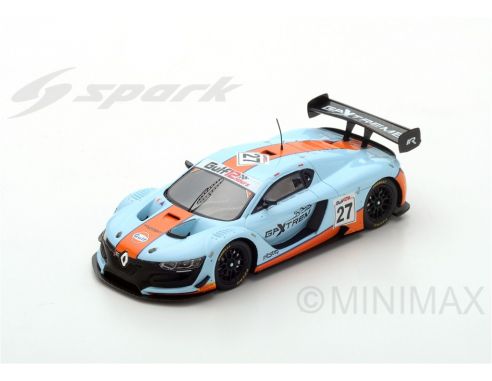Spark Model S3844 RENAULT R.S.01 N.27 GULF 12H 2017 F.FATIEN-R.GOETHE-S.HALL 1:43 Modellino