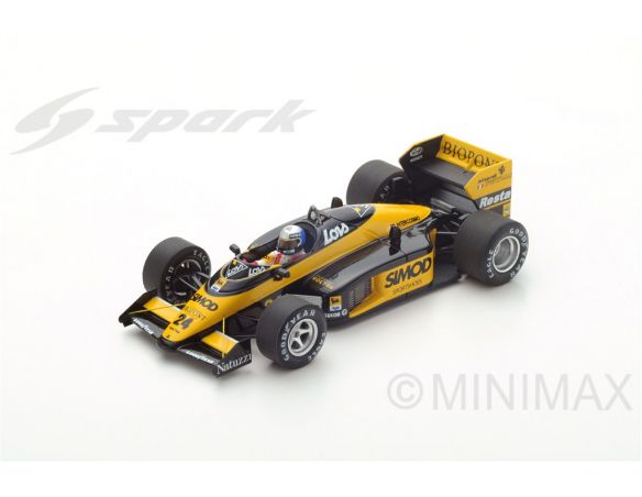 Spark Model S4306 MINARDI M187 A.NANNINI 1987 DNF US GP 1:43 Modellino