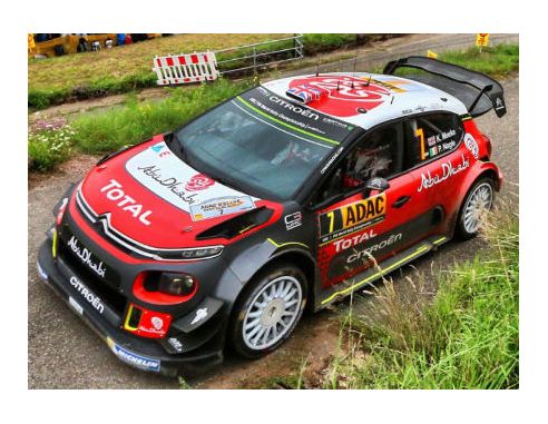 Spark Model S5176 CITROEN C3 WRC N.7 2nd RALLY GERMANY 2017 A.MIKKELSEN-A.JAGER 1:43 Modellino