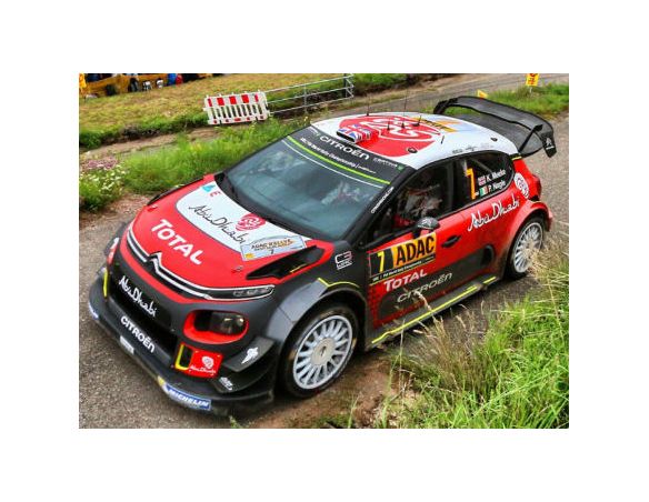 Spark Model S5176 CITROEN C3 WRC N.7 2nd RALLY GERMANY 2017 A.MIKKELSEN-A.JAGER 1:43 Modellino