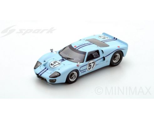 Spark Model S5187 FORD MK IIB N.57 18th LM 1967 P.HAWKINS-R.BUCKNUM 1:43 Modellino