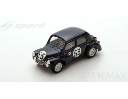Spark Model S5212 RENAULT 4CV 1063 N.53 29th (WINNER CLASS) LM 1951 J.E.VERNET-J.PAIRAD Modellino