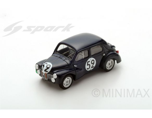 Spark Model S5214 RENAULT 4CV-1063 N.52 DNF LM 1951 J.SANDT-P.MOSER 1:43 Modellino