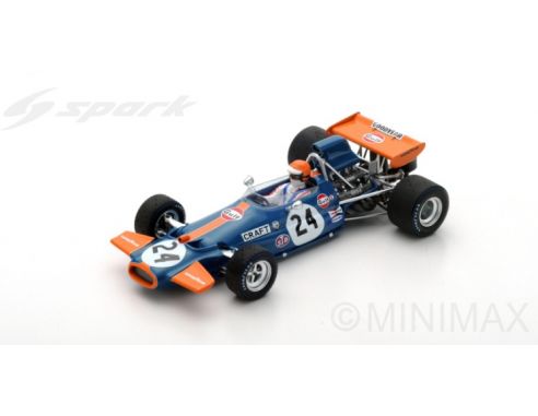 Spark Model S5268 BRABHAM BT33 1971 N.24 DNF US GP CHRIS CRAFT 1:43 Modellino