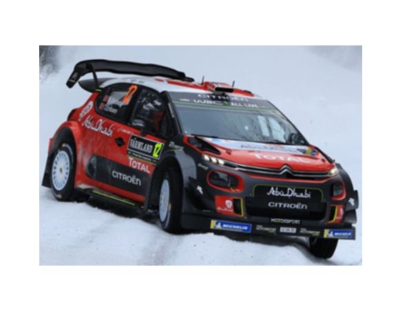 Spark Model S5965 CITROEN C3 WRC N.12 6th SWEDEN RALLY 2018 M.OSTBERG-T.EIKSEN 1:43 Modellino