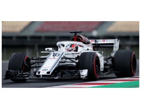 Spark Model S6055 ALFA ROMEO SAUBER C.LECLERC 2018 N.16 RACE TO BE CONFIRMED 1:43 Modellino