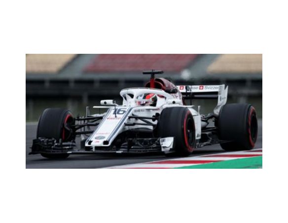 Spark Model S6055 ALFA ROMEO SAUBER C.LECLERC 2018 N.16 RACE TO BE CONFIRMED 1:43 Modellino
