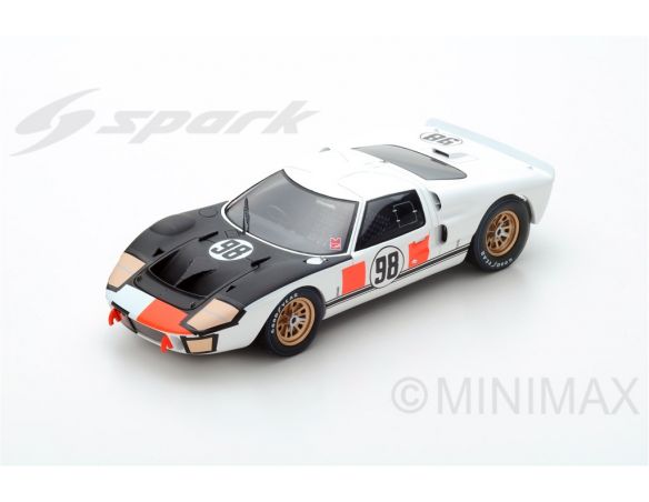 Spark Model S18DA66 FORD MK II N.98 WINNER 24H DAYTONA 1966 MILES-RUBY 1:18 Modellino