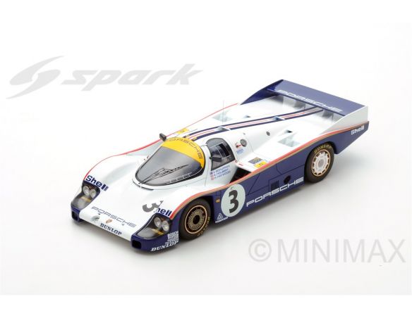 Spark Model S18LM83 PORSCHE 956 N.3 WINNER LM 1983 A.HOLBERT-H.HAYWOOD-V.SCHUPPAN 1:18 Modellino