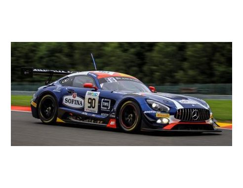 Spark Model S18SB008 MERCEDES GT3 N.90 3rd 24H SPA 2017 MORTARA-MEADOWS-MARCIELLO 1:18 Modellino