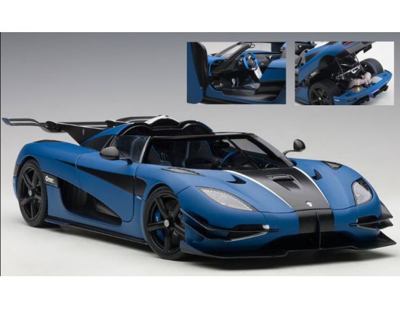 Auto Art / Gateway AA79018 KOENIGSEGG ONE MATT IMPERIAL BLUE 1:18 Modellino