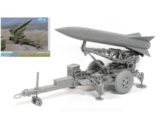 Dragon D3600 MGM-52 LANCE MISSILE W/LAUNCHER KIT 1:35 Modellino