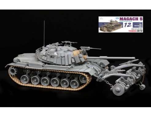 Dragon D3618 MAGACH 5 W/ERA AND MINE ROLLER KIT 1:35 Modellino
