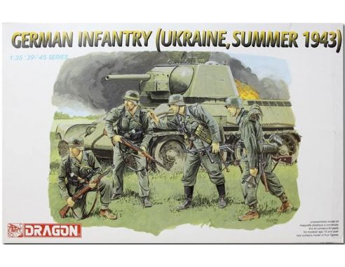 Dragon D6153 GERMAN INFANTRY (UKRAINE SUMMER 1943) KIT 1:35 Modellino