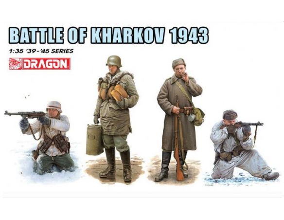 Dragon D6782 BATTLE OF KHARKOV 1943 KIT 1:35 Modellino