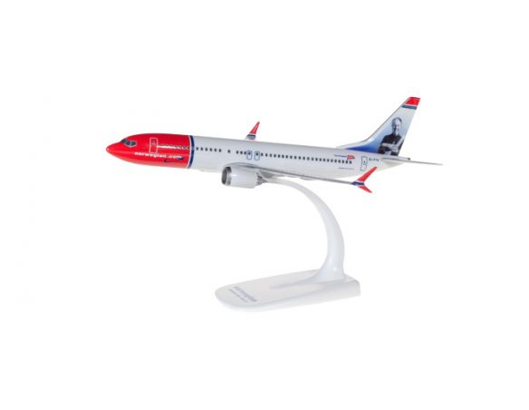 Herpa HP611817 BOEING 737 MAX 8 NORVEGIAN F.LAKER 1:200 cm 19 Modellino