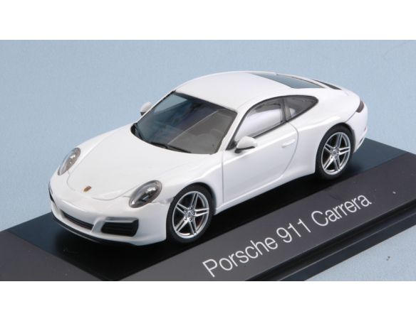 Herpa HP7101 PORSCHE 911 CARRERA S COUPE'  991 II WHITE 1:43 Modellino