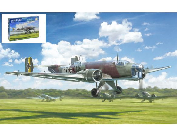 Italeri IT1391 JU 86 E-1/E-2 KIT 1:72 Modellino