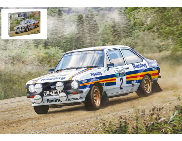 Italeri IT3650 FORD ESCORT RS 1800 MKII N.2 2nd LOMBARD RAC RALLY 1981 VATANEN KIT 1:24 Modellino