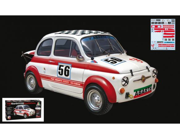 Italeri IT4705 FIAT ABARTH 695 SS/695SS A KIT 1:12 Modellino