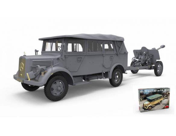 Miniart MIN35189 KFZ.70 & 7,62 cm F.K.39 (r) KIT 1:35 Modellino