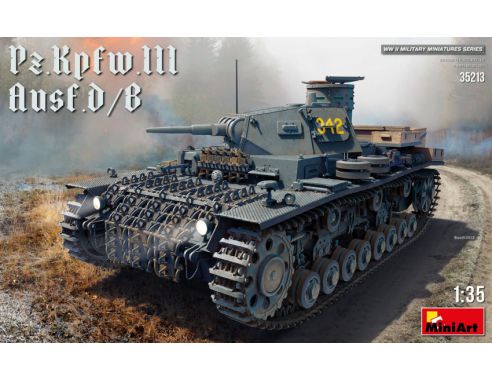 Miniart MIN35213 PZ.KPFW.III AUSF.D/B KIT 1:35 Modellino
