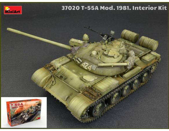 Miniart MIN37020 T-55A MOD.1981 INTERIOR KIT 1:35 Modellino