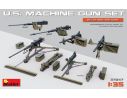 Miniart MIN37047 U.S. MACHINE GUN SET KIT 1:35 Modellino