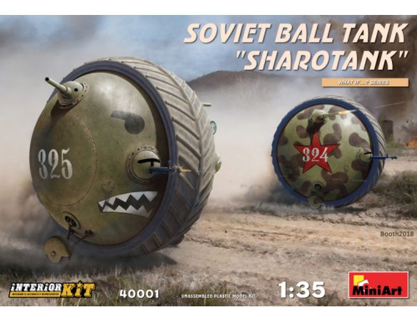 Miniart MIN40001 SOVIET BALL TANK SHAROTANK KIT 1:35 Modellino