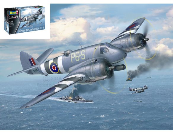 Revell RV03943 BRISTOL BEAUFIGHTER TF KIT 1:48 Modellino