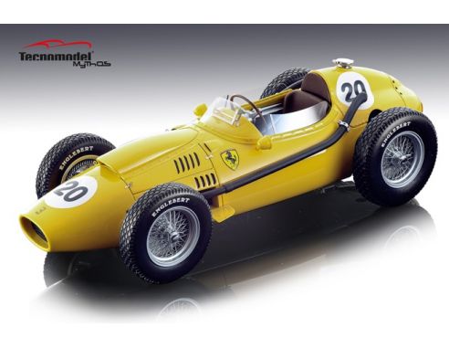 Tecnomodel TMD18116D FERRARI DINO 246 F1 O.GENDEBIEN 1958 N.20 6th BELGIUM GP 1:18 Modellino