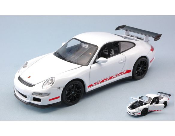 Welly WE22495W PORSCHE 911 (997) GT3 RS WHITE 1:24 Modellino