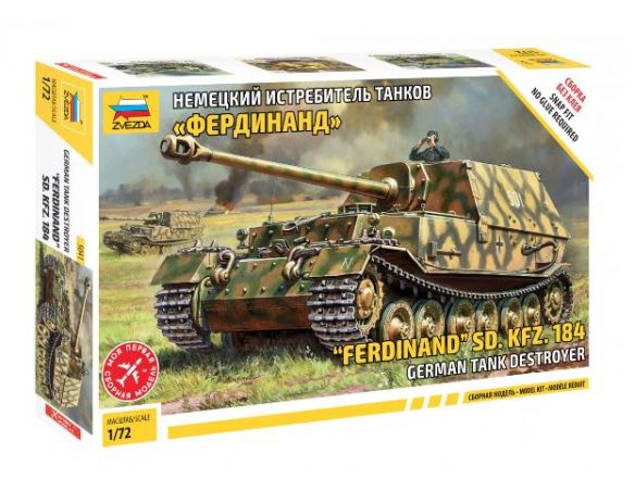 Zvezda Z5041 FERDINAND SD.KFZ.184 KIT 1:72 Modellino