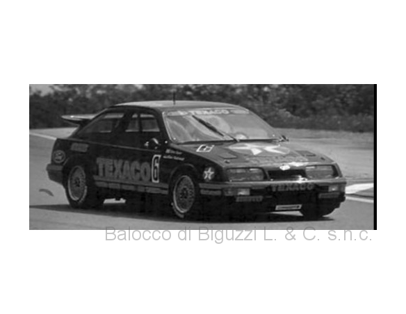Ixo model GTM135 FORD SIERRA RS COSWORTH N.6 EGGENBERG.TEXACO WTC LUDWIG-NIEDZWIEDZ 1:43 Modellino
