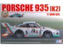 BEEMAX BMX24015 PORSCHE 935 K2 DOUBLE VERSION NURBURGR.N.16 OR NURNBERG N.70  KIT 1:24 Modellino