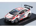 Ebbro EB45569 HONDA CIVIC N.5 WINNER WTCC 2016 N.MICHELISZ 1:43 Modellino