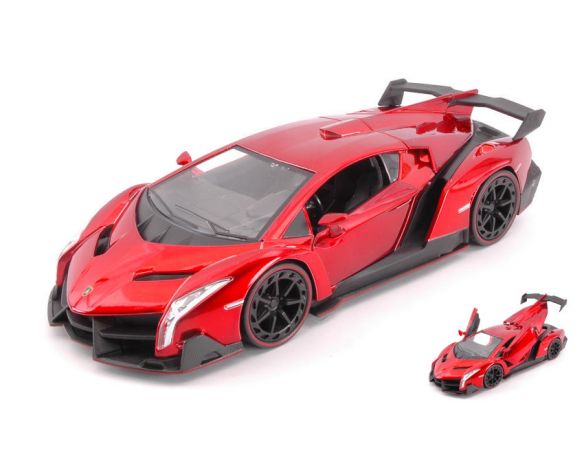 Jada JADA99325R LAMBORGHINI VENENO 2017 METALLIC RED 1:24 Modellino